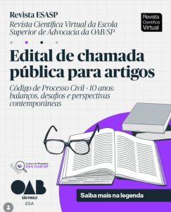 Revista ESASP abre chamada pública de artigos sobre os 10 anos do Código de Processo Civil